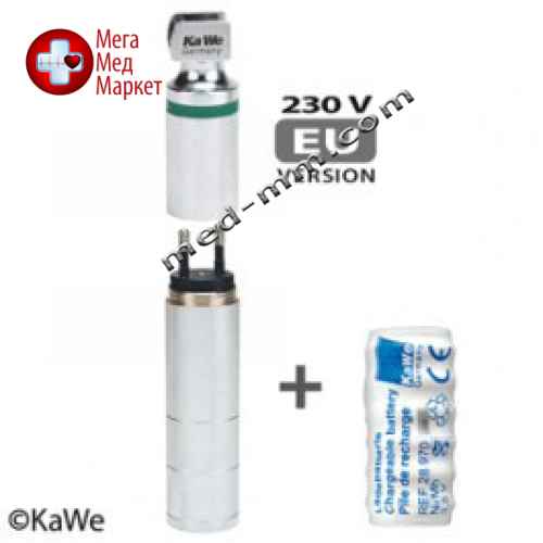 Отоскоп KaWe ЕВРОЛАЙТ F.O.30 | 3,5В с аккумулятором